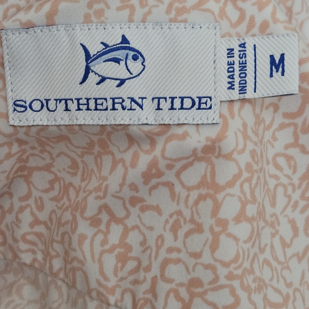 Southern Tide Light Pink Patterned Button Down Sh… - image 4